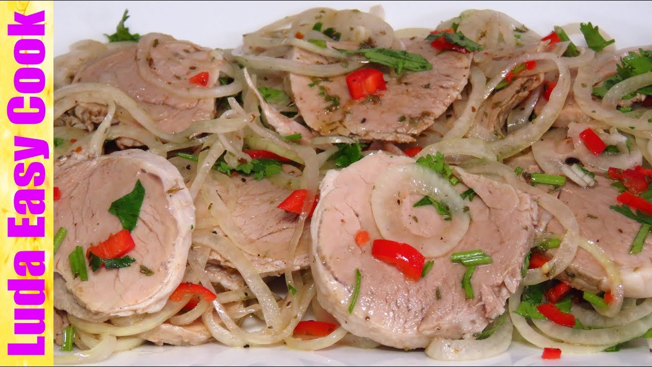 Сочная мясная закуска с маринованным луком Люда Изи Кук закуски холодный шашлык новогодний стол 2026