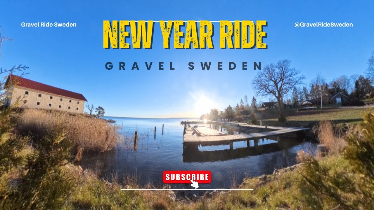 Happy new year gravel ride Sweden