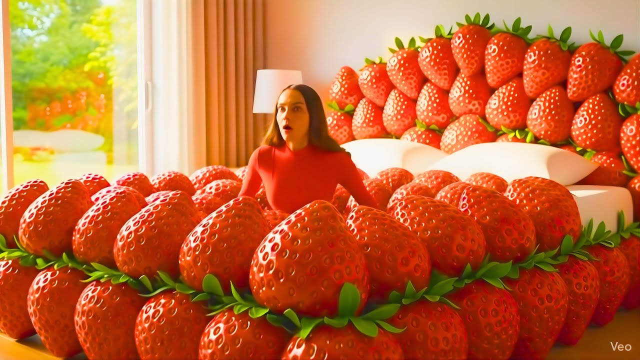 Which Fruity Dream Bed Would You Choose 🍓✨ | Oddly Satisfying AI ASMR