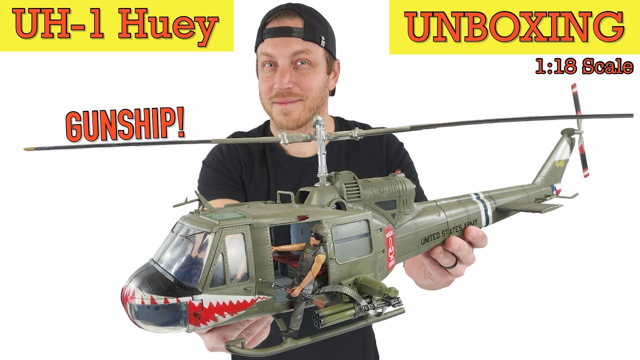 Масштаб 1:18: вертолет «Huey» UH-1