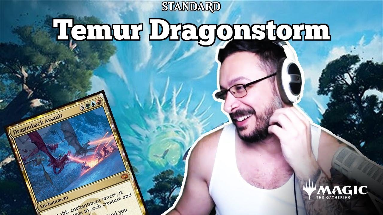 UNSTOPPABLE DRAGON RAMP? | Temur Dragonstorm | Standard Bo3 | Metagame Challenge | MTG Arena