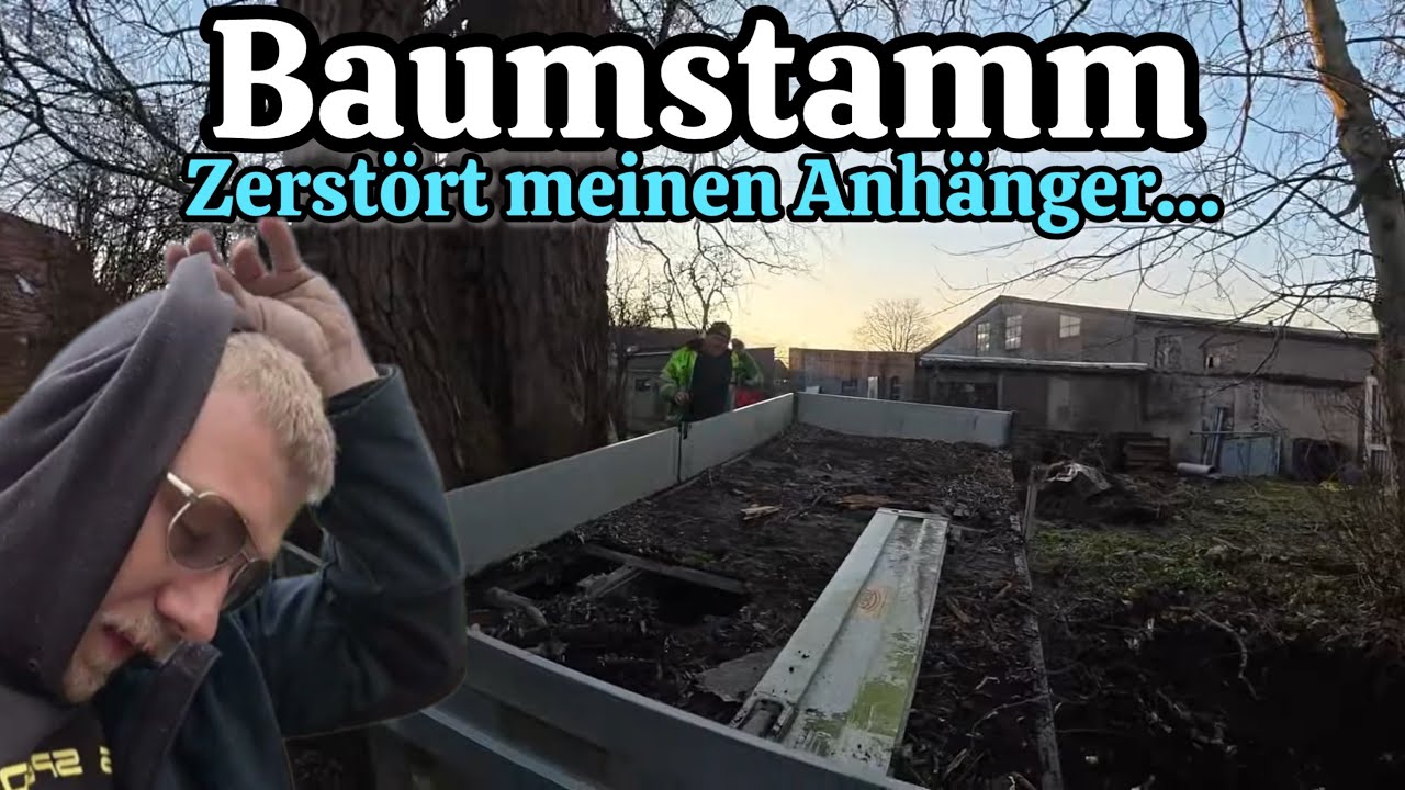Baum ZERTRÜMMERT meinen Anhänger… & mein Chevy Camaro macht endgültig Schlapp