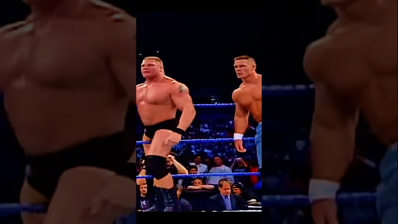 Brock Lesnar & John Cena Vs Kurt Angle & The Undertaker SMACKDOWN 2003