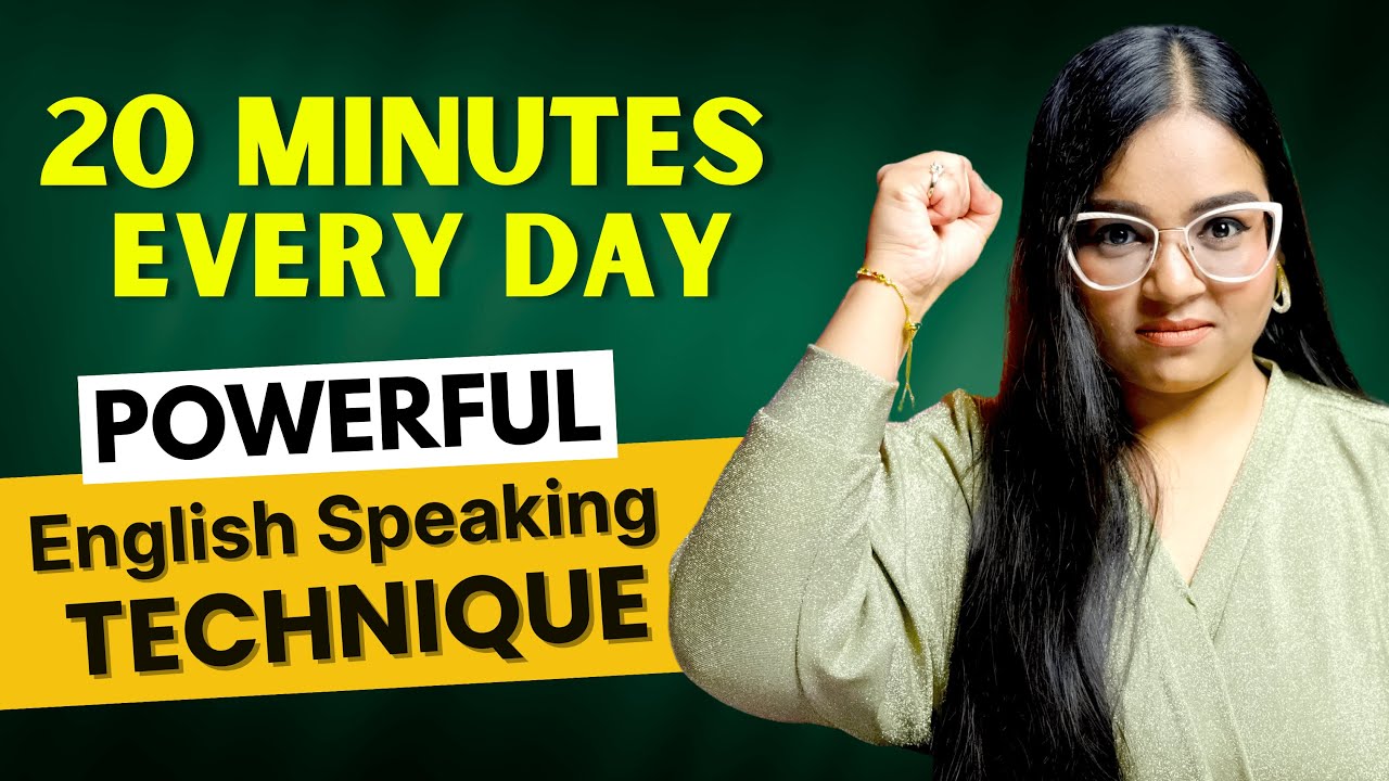 20 MINUTES Every Day | Powerful Speaking Exercise To Become a Fluent English Speaker