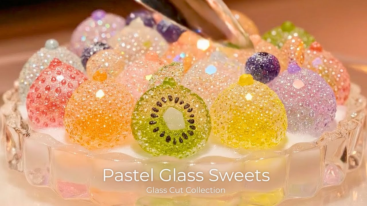 【ASMR】💖 Pastel Glass Sweets – パステルのクリスタルスイーツたち ✨