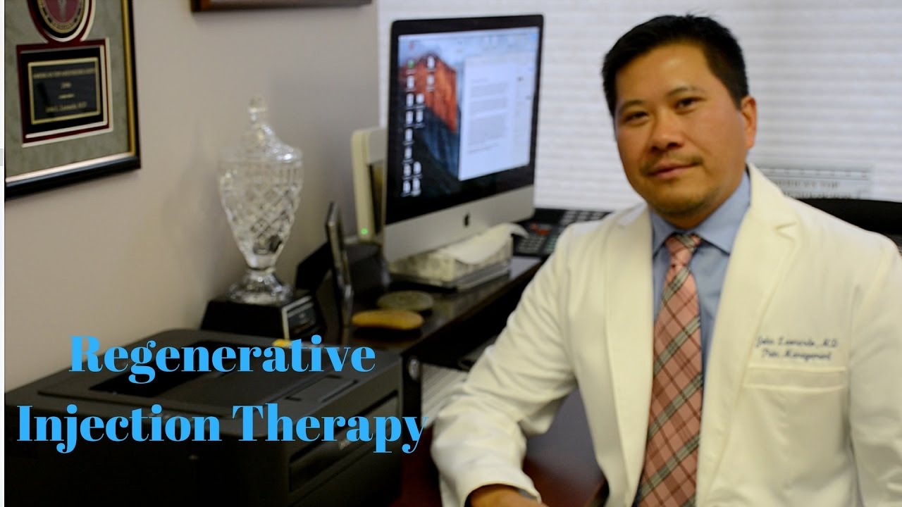 Dr. Leonardo explains Regenerative Injection Therapy/Platelet Rich Plasma Therapy