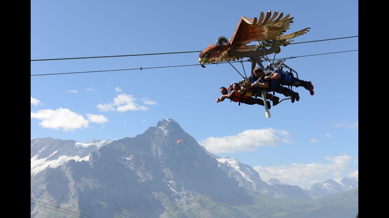 Switzerland , Grindelwald - First Mountain Glider - Racheli & Idan