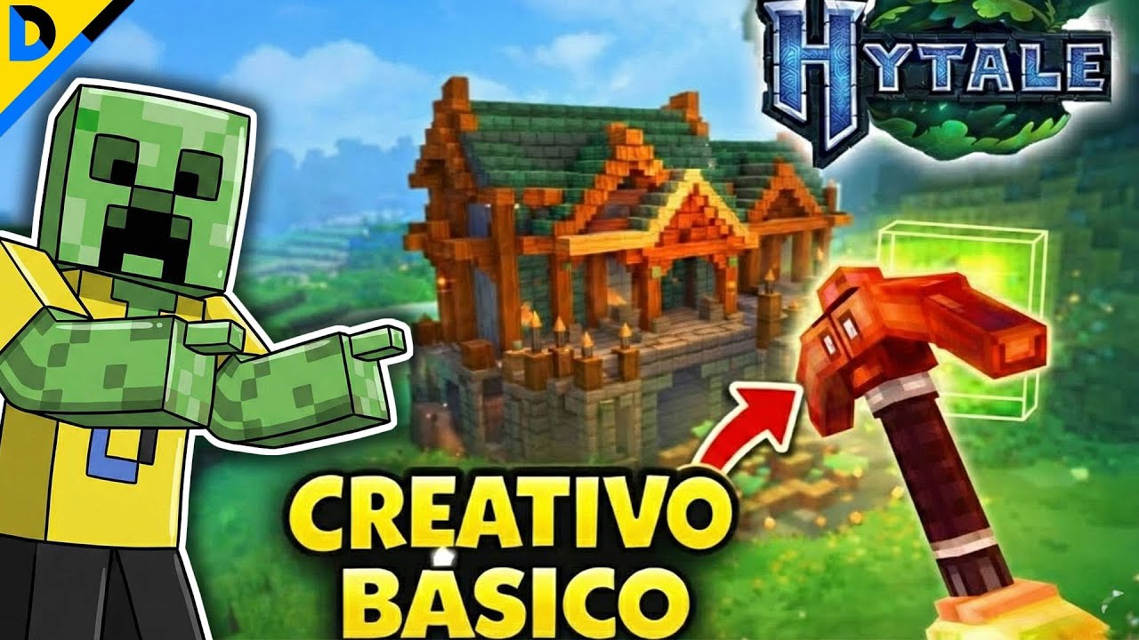 ✅ Hytale MODO CREATIVO: Herramientas B&Aacute;SICAS para construir | Tutorial #1