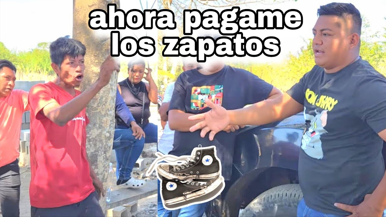 Vos MANGUERO sos bien basura; CASPIROL le reclama por tirarle sus Zapatos a la basura 😭