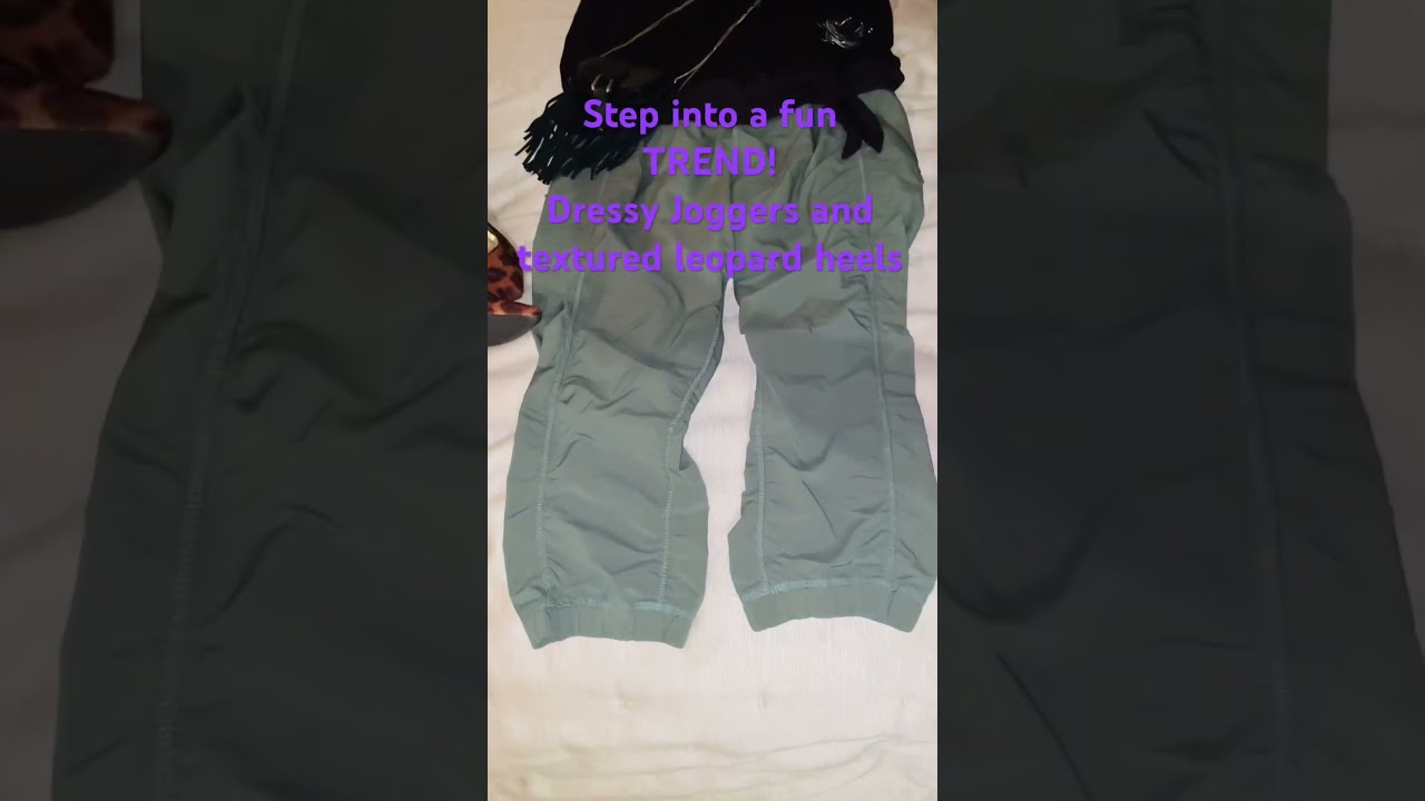 Step Into Awesome Trends, All You Need Are Joggers & Heels#shorts