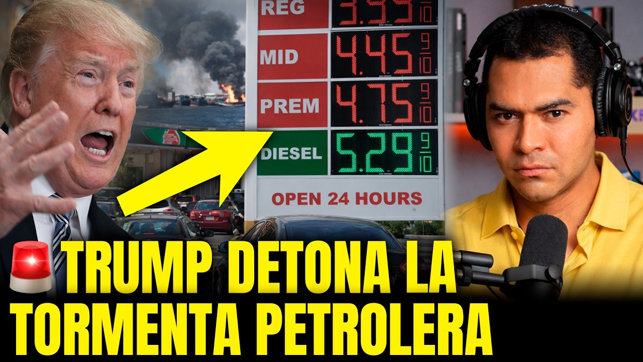 MERCADOS EN PÁNICO: TRUMP GOLPEA ORMUZ Y EL PRECIO DE LA GASOLINA SE DISPARA