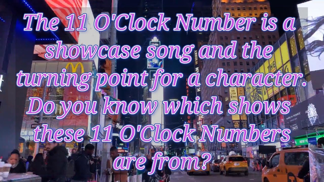 Can You Guess These 11 O'Clock Numbers