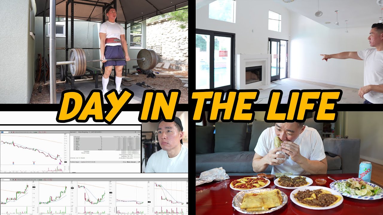 Day In The Life Of A Day Trader | New House Update