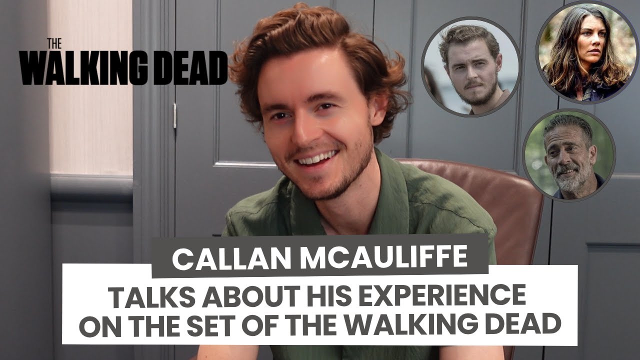 Callan McAuliffe talks about his experience on the set of The Walking Dead, the cast, Alden & Enid
