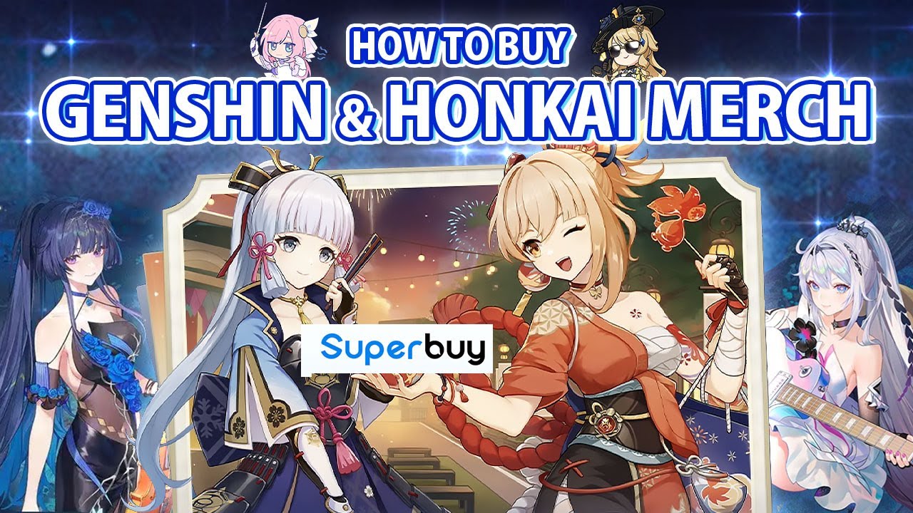How to Buy Official Genshin & Honkai Merch with Superbuy🛍️ + mini merch haul
