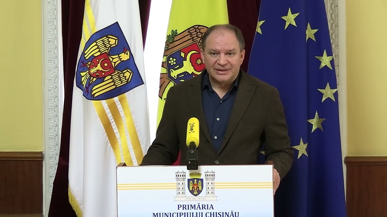 Briefing de presă , Ion Ceban după ședința Comisiei Situații Excepționale a Municipiului Chișinău