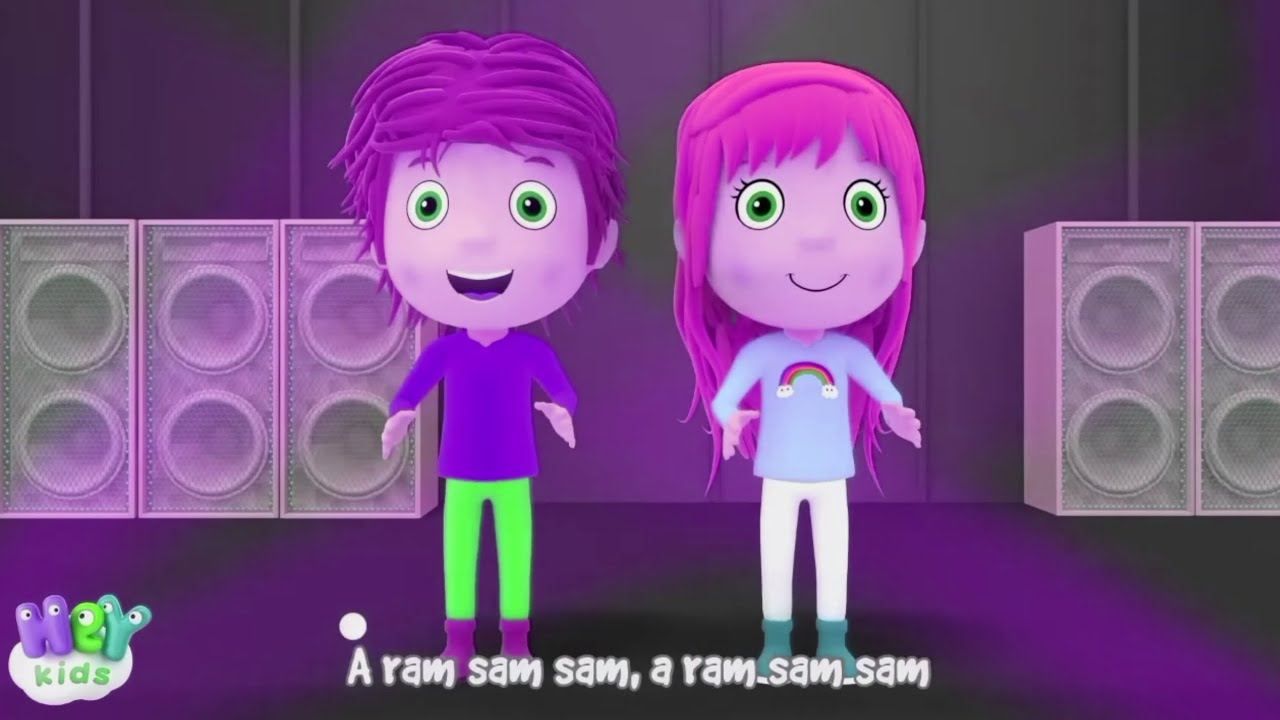 A Ram Sam Sam With Boy And Girl || Sponsored By Gamavision Csupo Effect || Nursery Rhymes 
