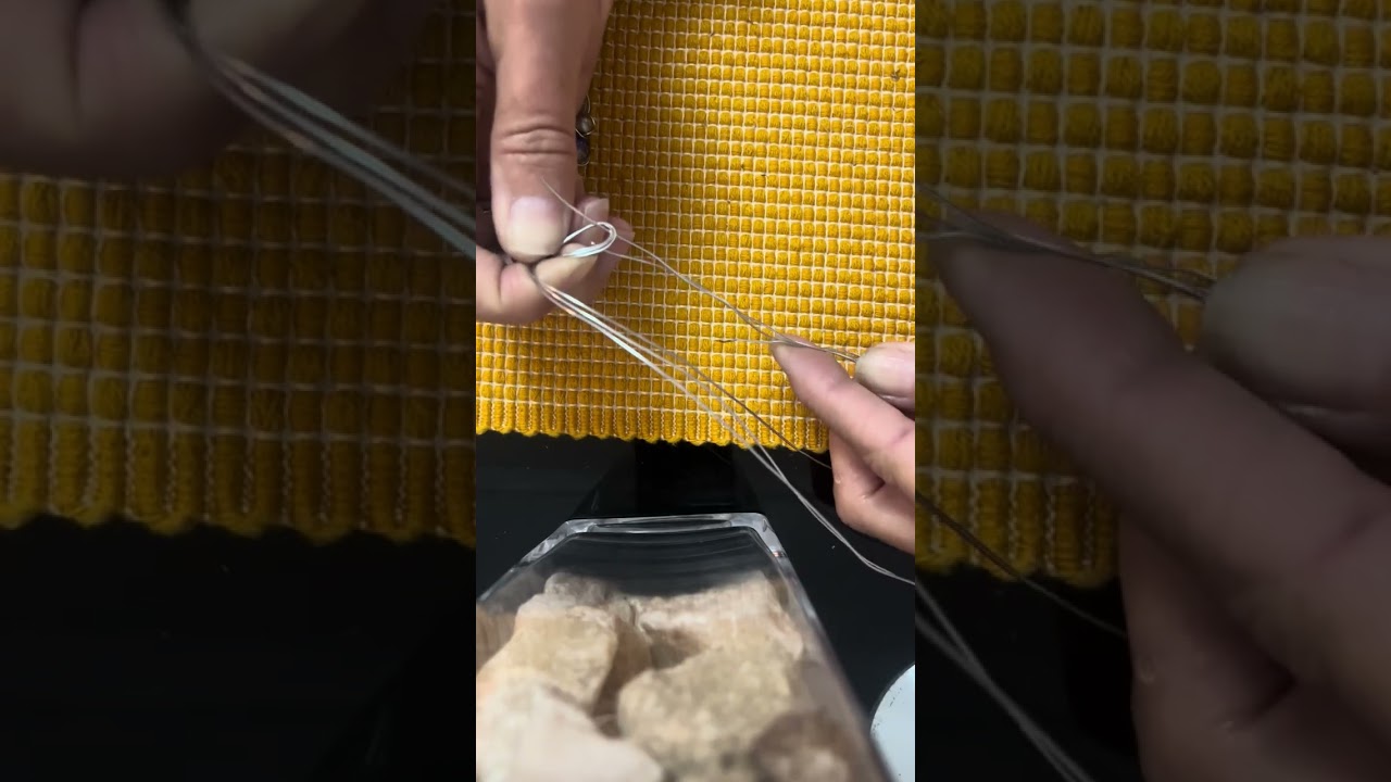 3 wire twist with knots 