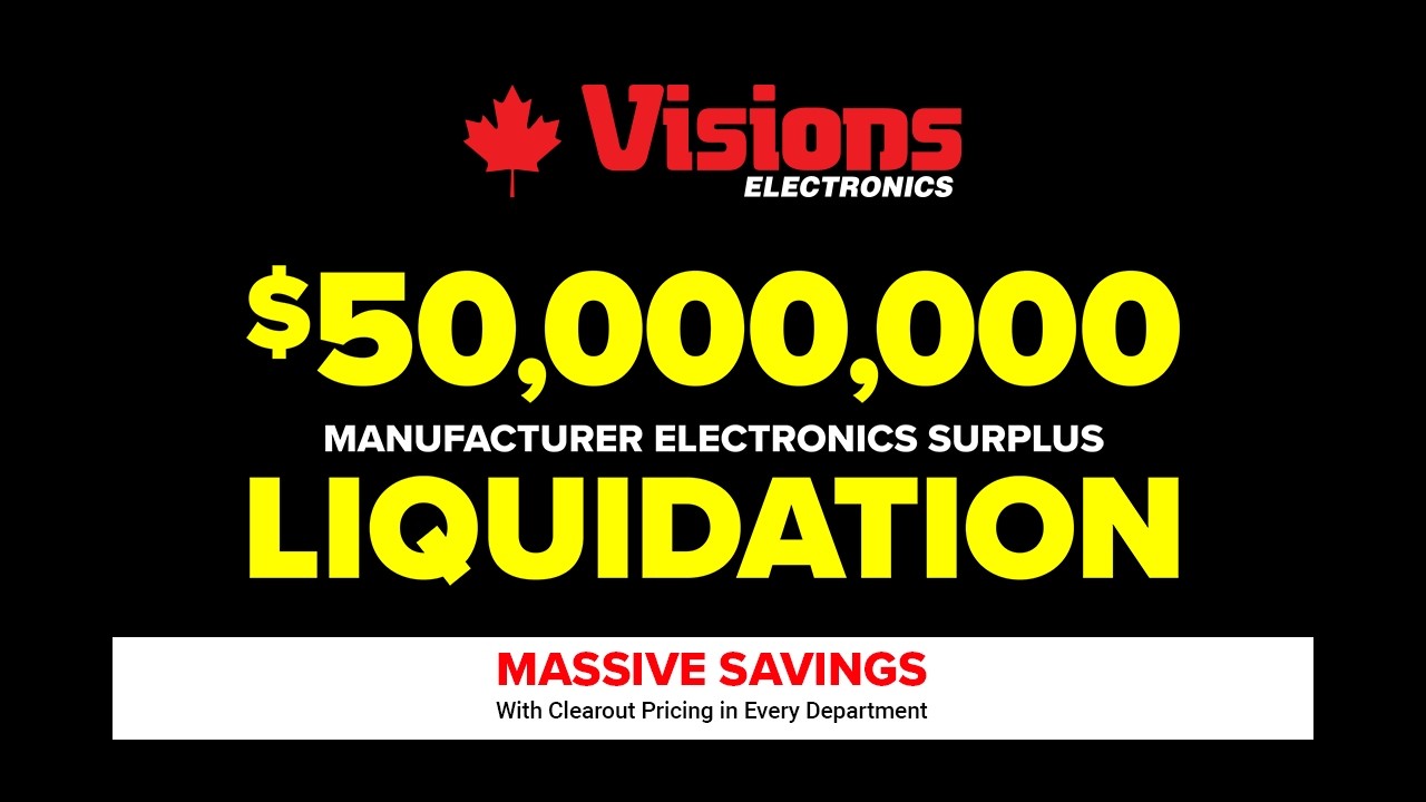 Liquidation Sale at Visions Electronics! Incredible Clearance Savings On Now! #sale#clearance#deals