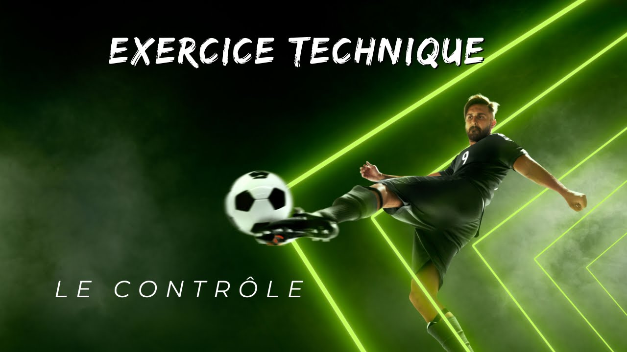Exercice technique football : Le contrôle et l'amorti