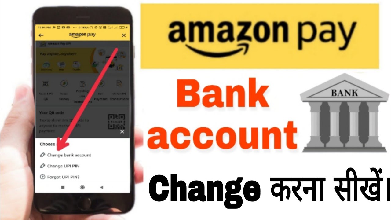 how to change bank account in amazon pay upi | amazon pay me bank account change kaise kare