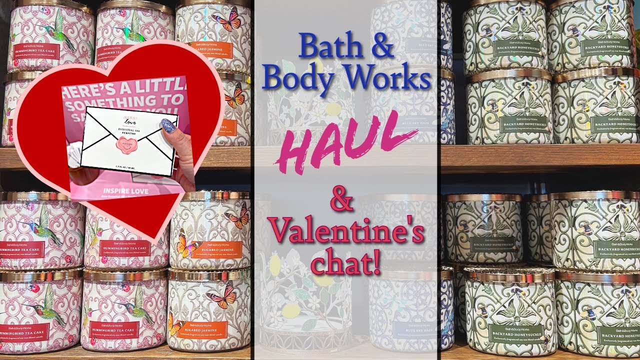 BBW haul 💙 and Valentine’s chat 💙 candle first impressions