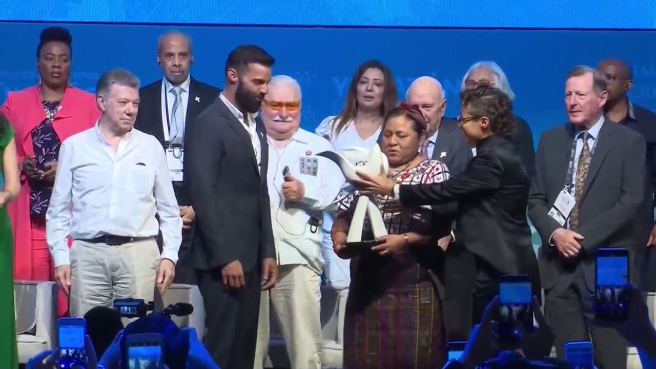 Ricky Martin pidi&oacute; igualdad y respeto en la XVII Cumbre de los Premios Nobel de la Paz