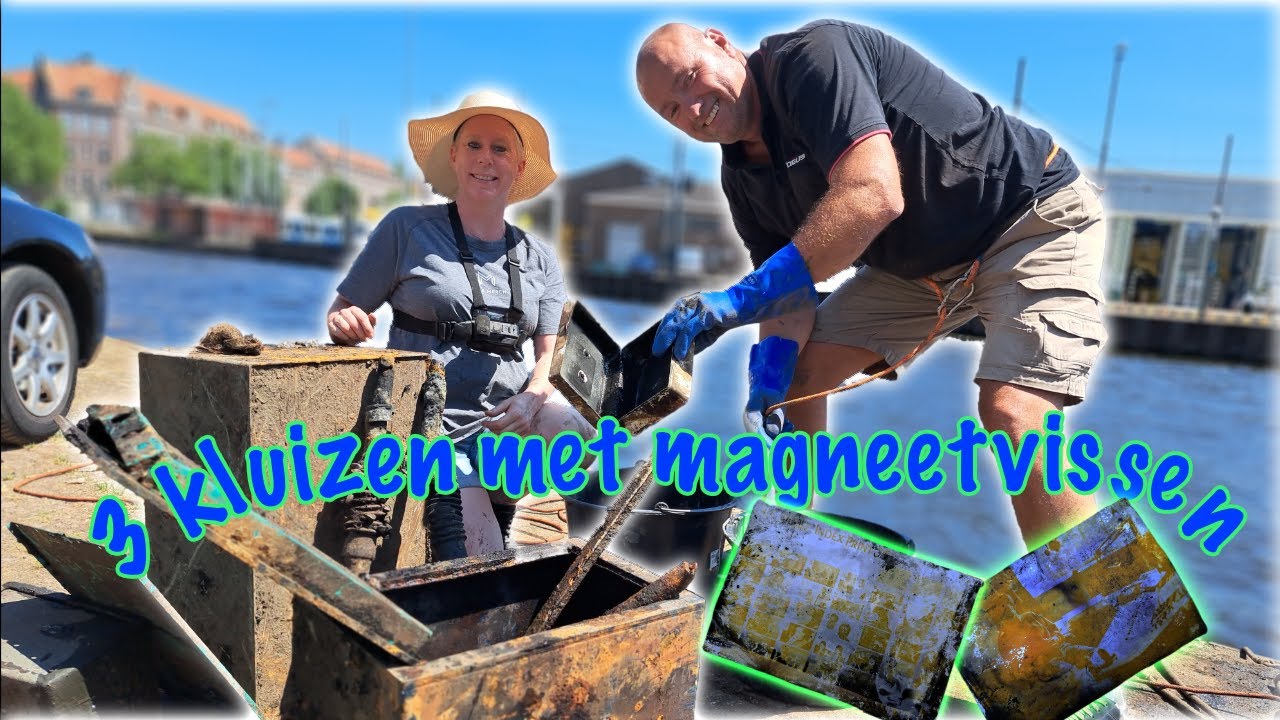 3 kluizen met MAGNEETVISSEN, persoonlijke SPULLEN gevonden. #242 -English SUBS-