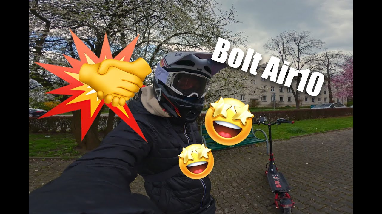 Dexterowski testuje naszą najmocniejszą hulajnogę Bolt Air 10