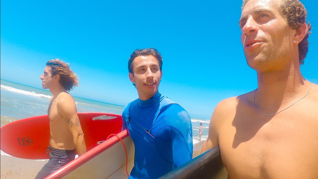 Surfeando con los Mejores surfers de Argentina