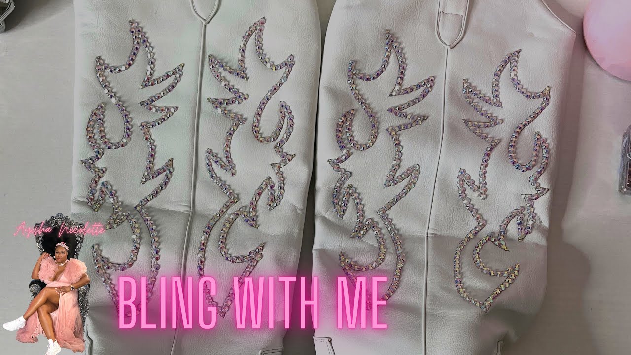 CRAFT WITH ME + BLINGING COWBOY BOOTS