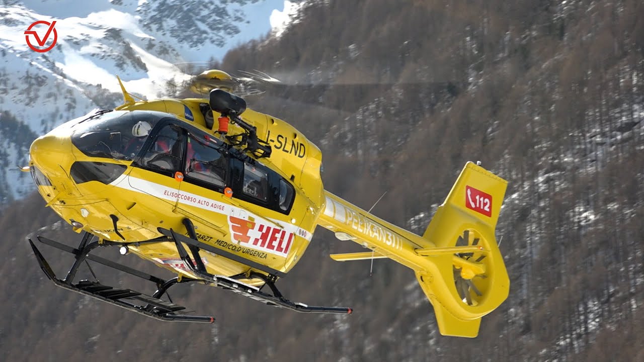 Bergrettungseinsatz Schnals mir Pelikan 3 am 13.03.2021 auf der Schröf Wand.