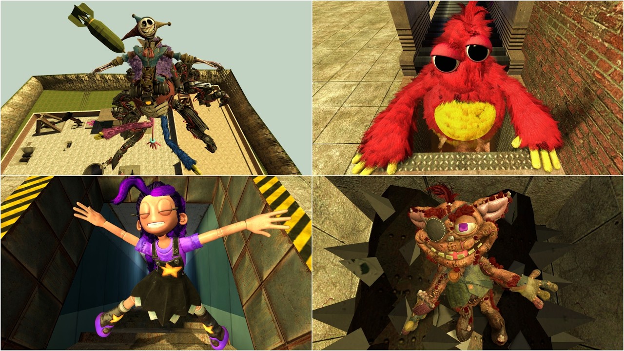 DESTROY ALL POPPY PLAYTIME CHAPTER 5 MONSTERS in Garry's Mod!