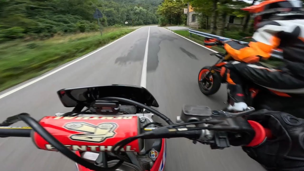 FULLGAS sul Passo della Cisa | crf450 vs xcw125