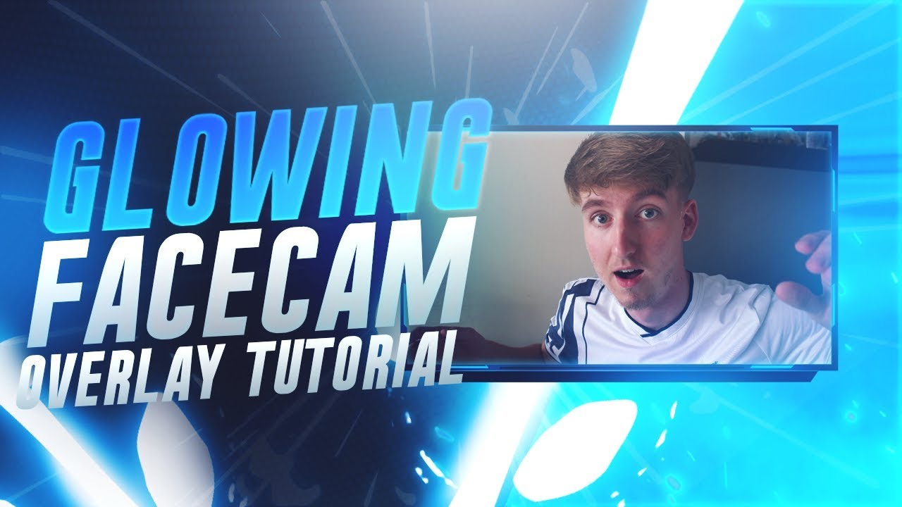 How To Make a GLOWING Gaming Facecam Overlay In Photoshop!