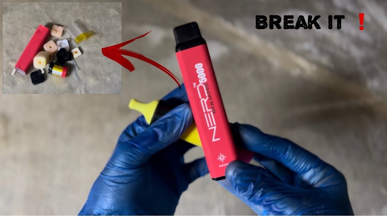 Let&rsquo;s Break it . NERD 5000 puffs vape .