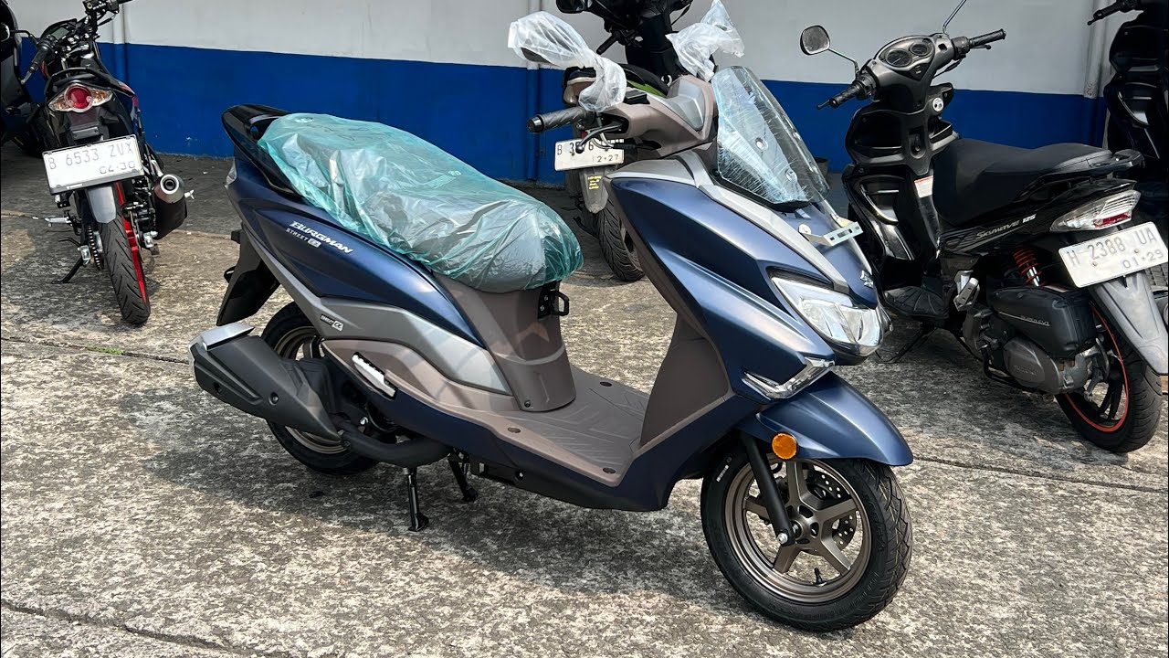 Yg pertama review suzuki burgman street CKD indonesia warna terbaru 2025...lebih ok???