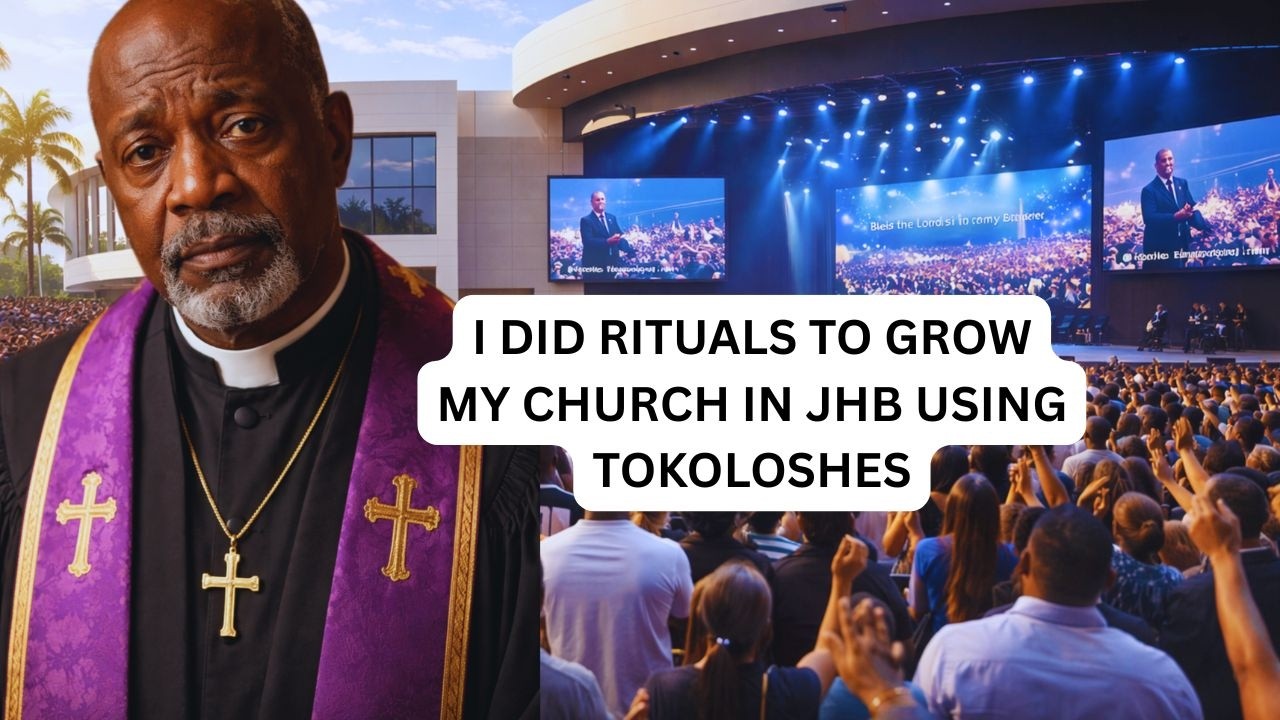 I DID RITUALS TO GROWMY CHURCH IN JHB USING TOKOLOSHES