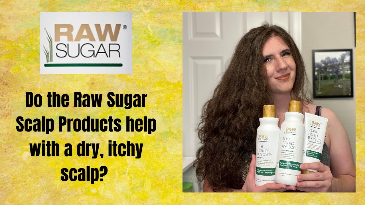 Обзор шампуня и кондиционера Raw Sugar Scalp Restore и средства Pure Scalp Therapy для сухой кожи...