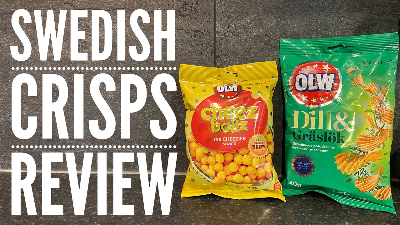 Olw Dill & Gräslök Crisps & Olw Cheez Ballz Swedish Snacks Review