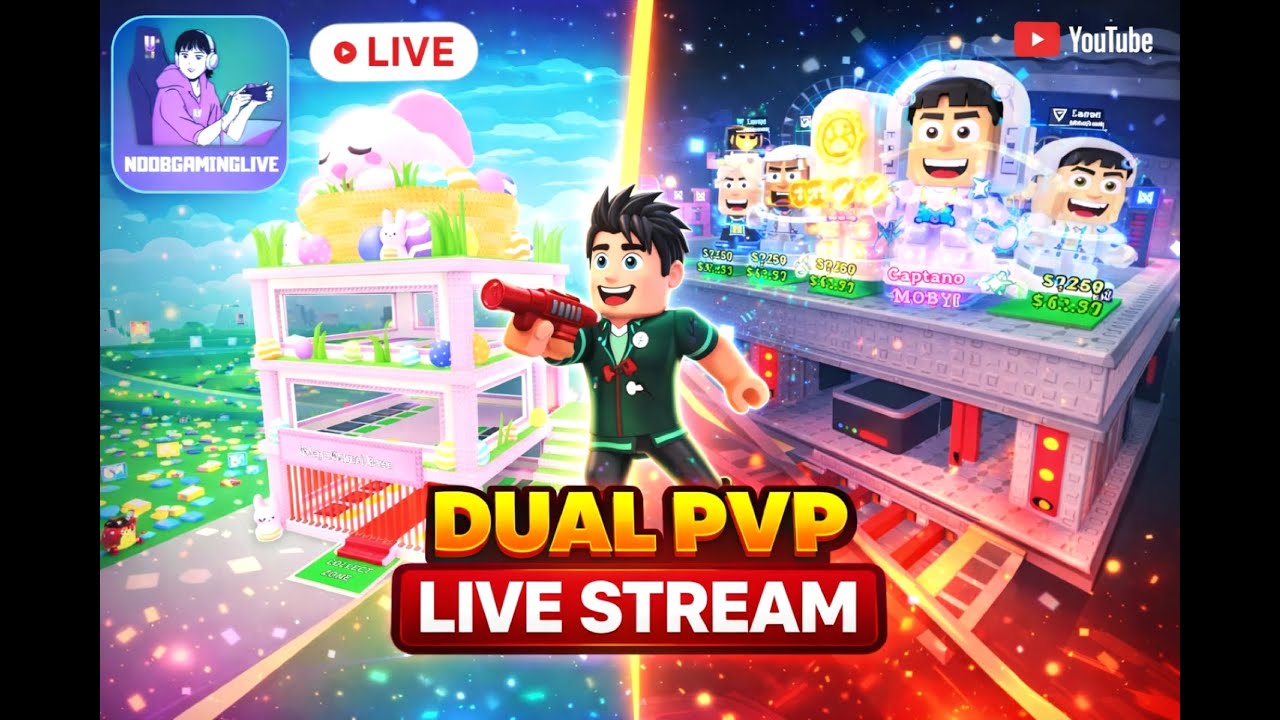 STEAL A BRAINROT TRADE OR DUEL LIVE STREAM NOOBGAMINGLIVE  #noobgamingx #live # stream