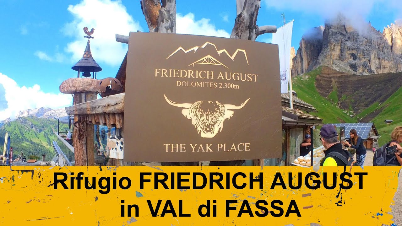 Vi porto al famoso rifugio Friedrich August in Val di Fassa