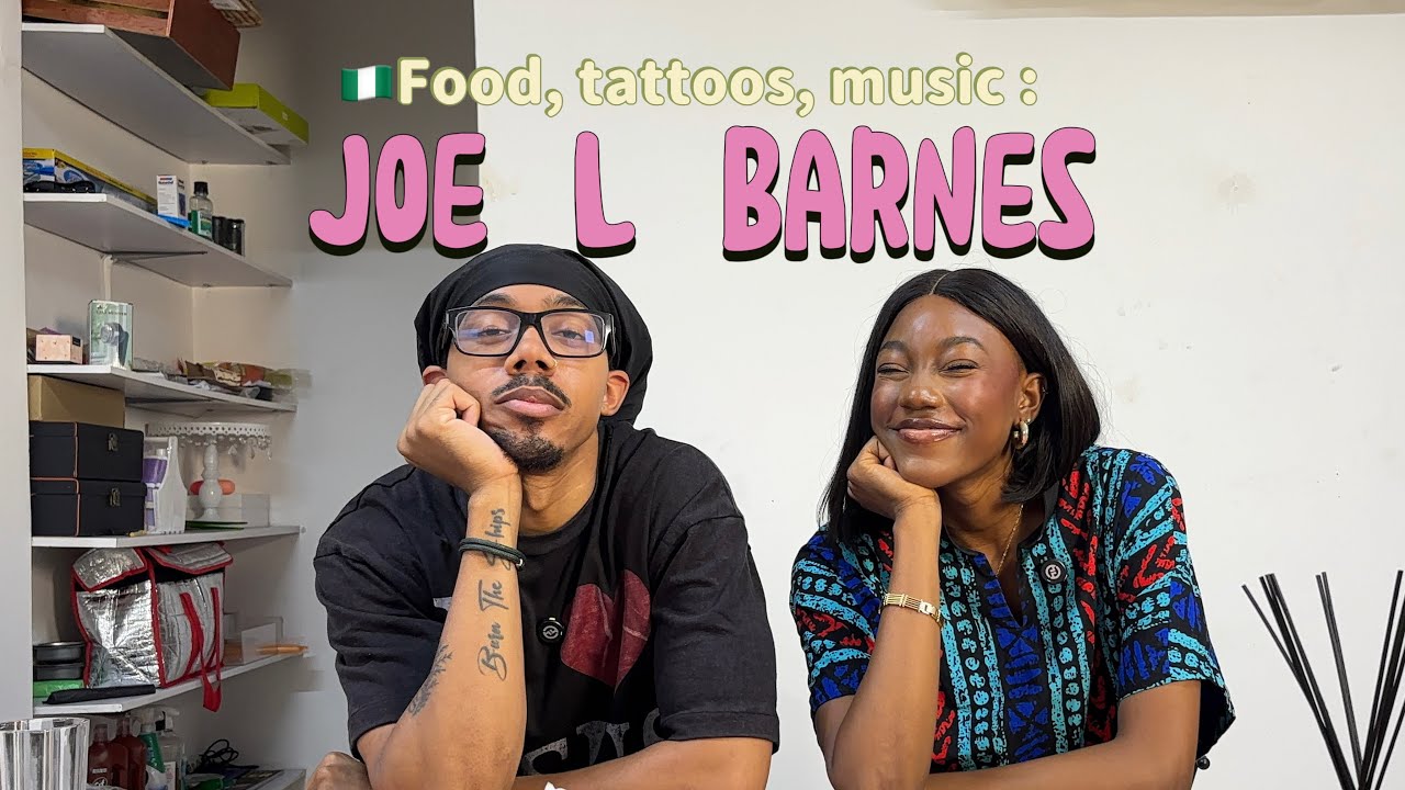 I met JOE L BARNES. We ate Amala, and talked about tattoos