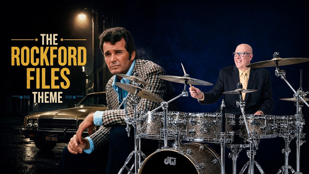 Rockford Files Theme Drum Cover 🥁 | 70s TV Theme Tribute to Jim Gordon
