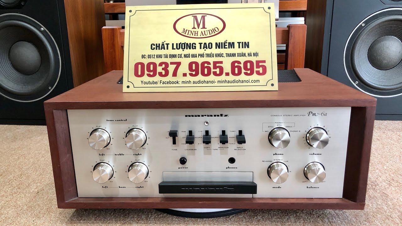Tiếng Hay-Giá lại Rẻ -Hình thức lại đẹp -Hãy mua Ngay Chiếc Amply Marantz PM6A chạy mạch classA