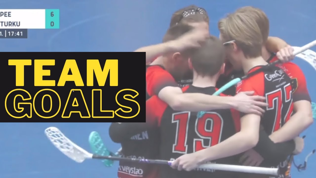 5 mins of Pure Team Goals in Floorball