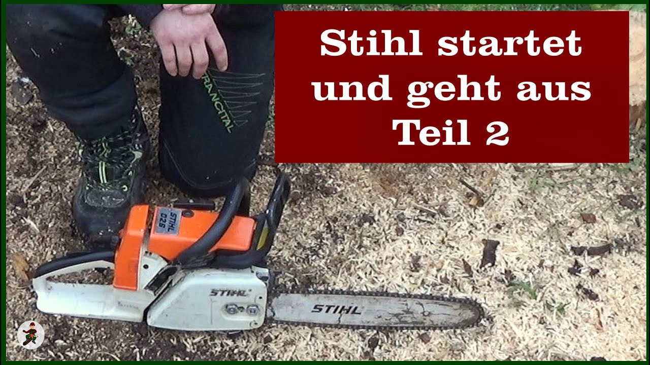 Stihl 026 startet und geht aus - Teil 2