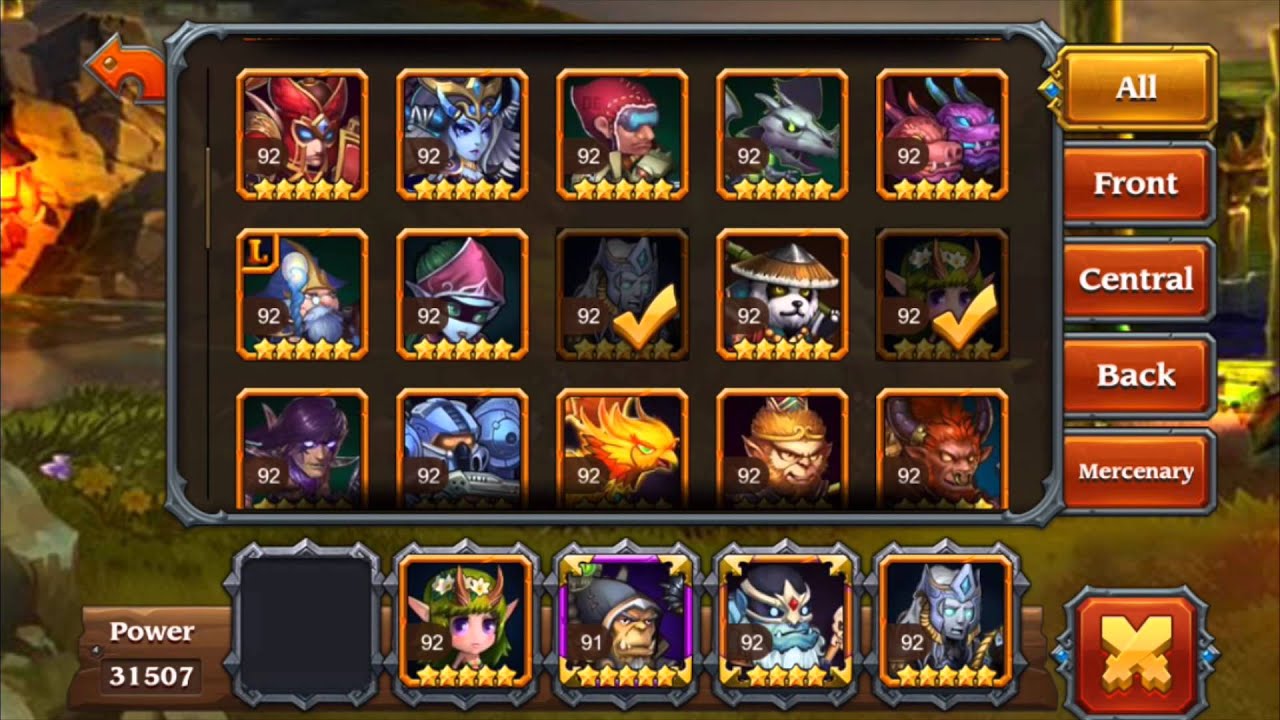 Heroes Charge LV 92 Imperial Executioner Legendary Quest