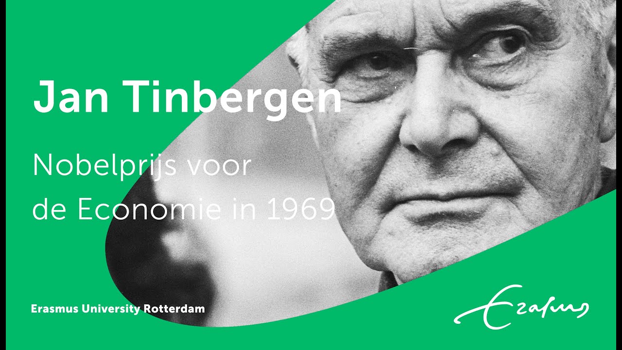 Jan Tinbergen receives the Nobel Prize for Economic Sciences