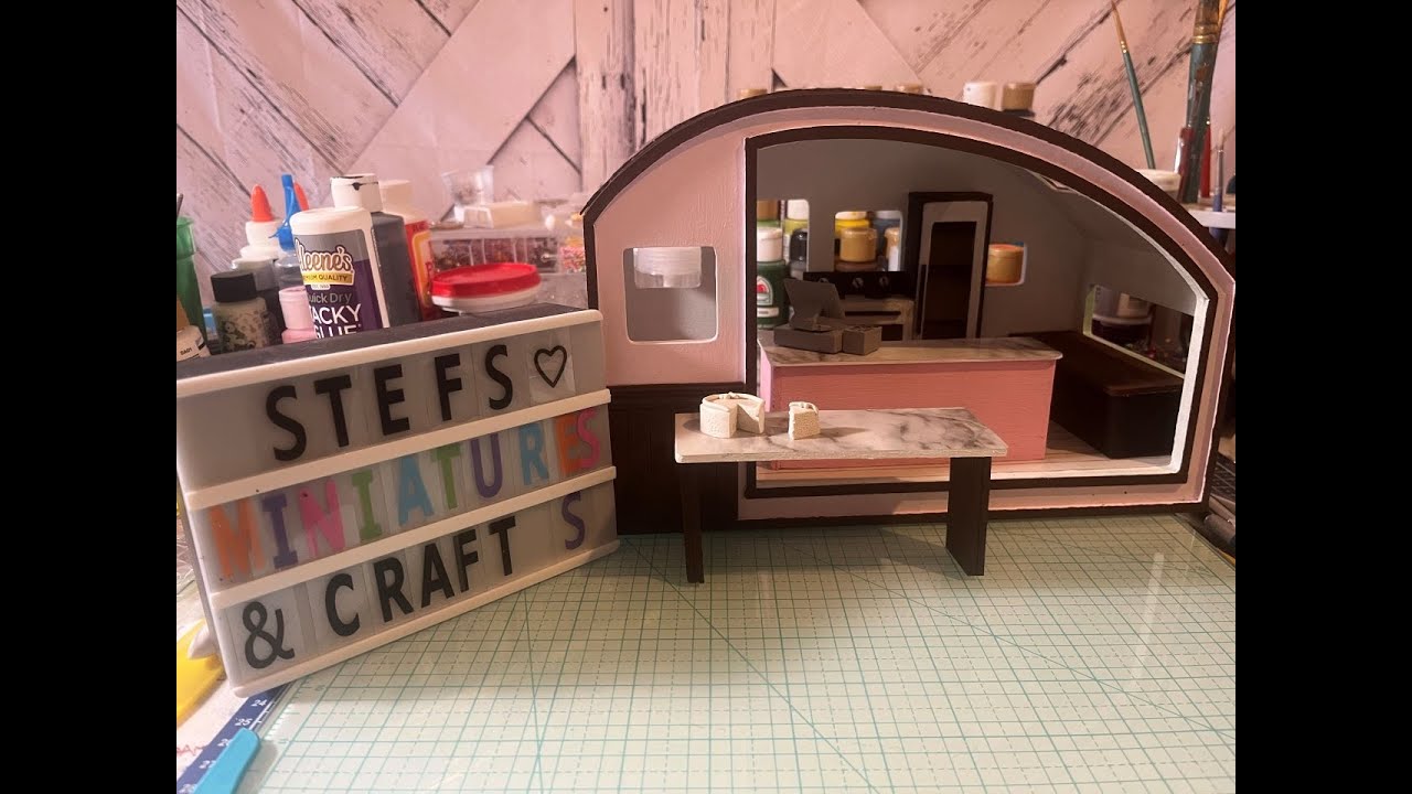 Bakery Camper Outside Finished! Working with polymer Clay for the FIRST time!